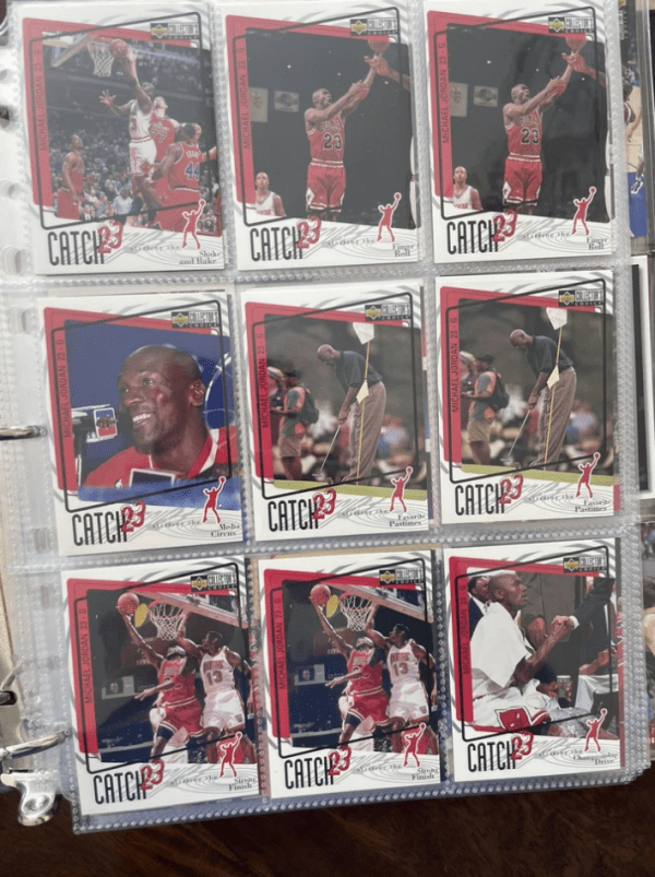 Lot Of Vintage NBA Fleet Upper Deck Etc Cards Michael Jordan And Other Stars